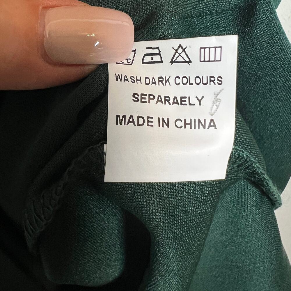 IHot Women's Dark Green Sleeveless Dress Size M‎ NEW - Picture 8 of 8